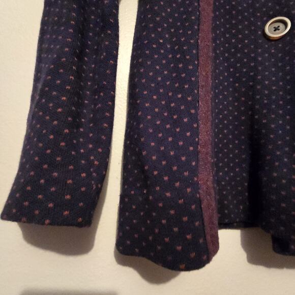 Anthropologie Rosie Neira Jacquard Blazer SM ASO Vampire Diaries Caroline Forbes - Picture 2 of 10